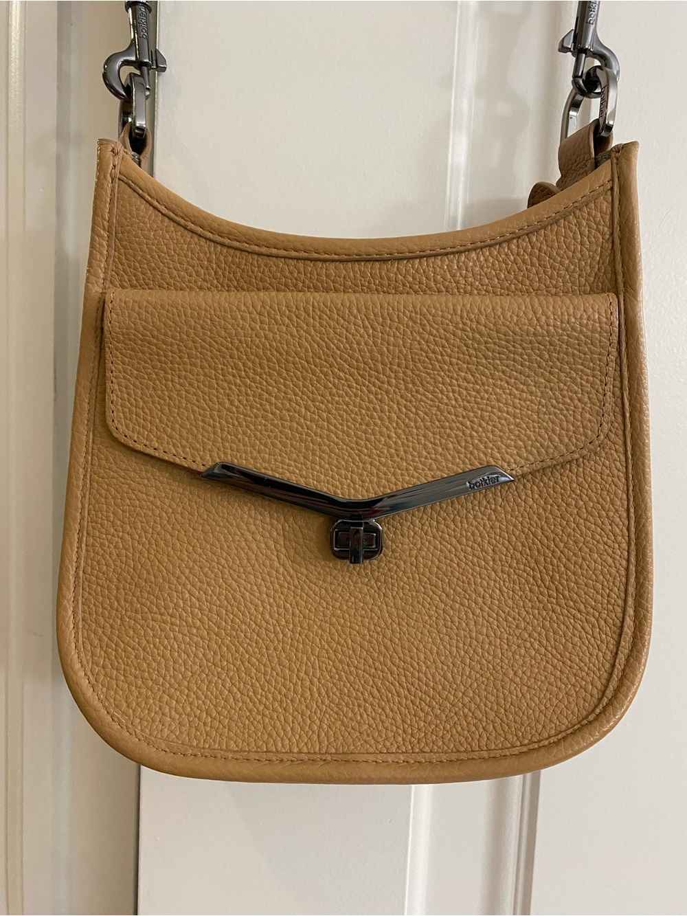 Botkier Genuine Leather Valentina Small Hobo Cross Body Purse
